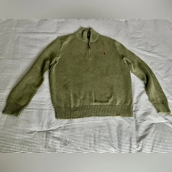 Ralph Lauren green sweater EUC - Picture 3 of 8